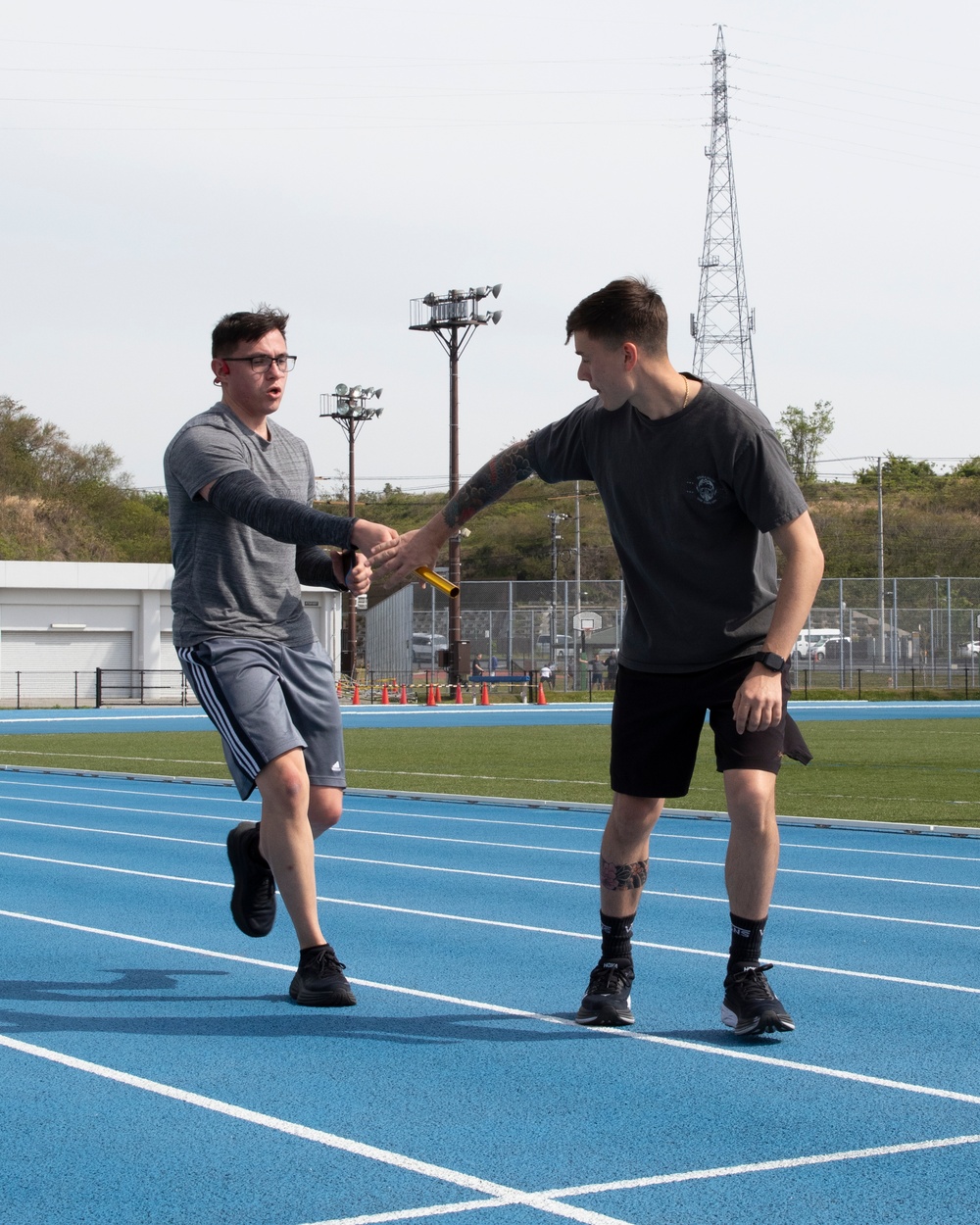 U.S. Marines host sports day in Iwakuni, Japan