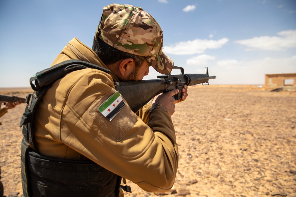 Eyes Forward: Syrian Partner Forces Train for Tactical Readiness