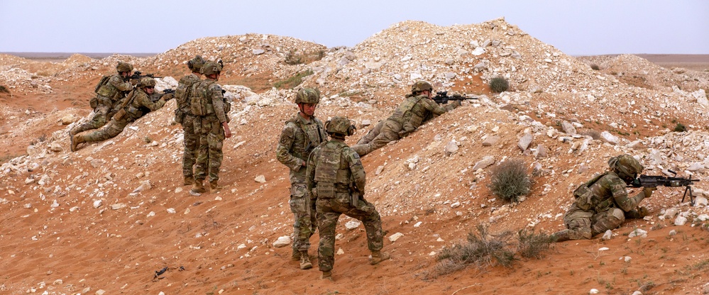 U.S. Army Soldiers train on Infantry Maneuver Range
