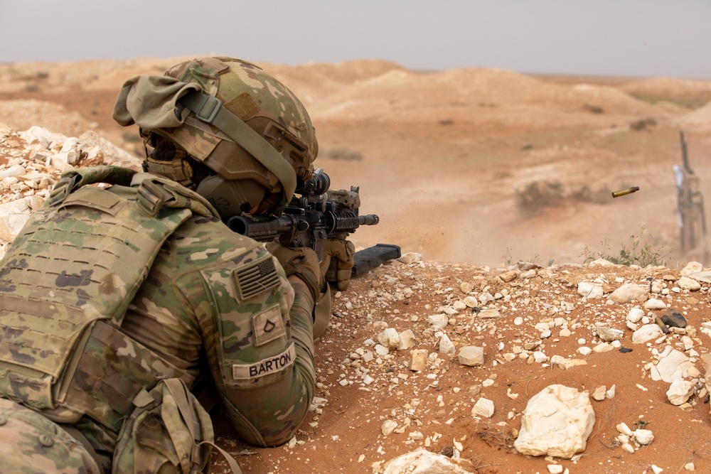 U.S. Army Soldiers train on Infantry Maneuver Range