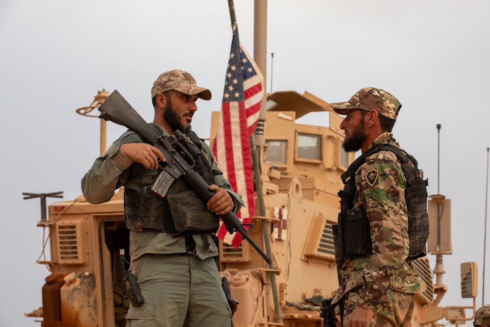 U.S. Army Soldiers train with Syrian partners on Infantry Maneuver Range
