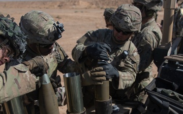 US Fires M119 Howitzer During African Lion 2025 in Tunisia