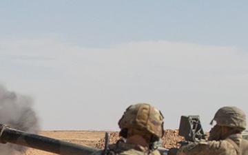 US Fires M119 Howitzer During African Lion 2025 in Tunisia