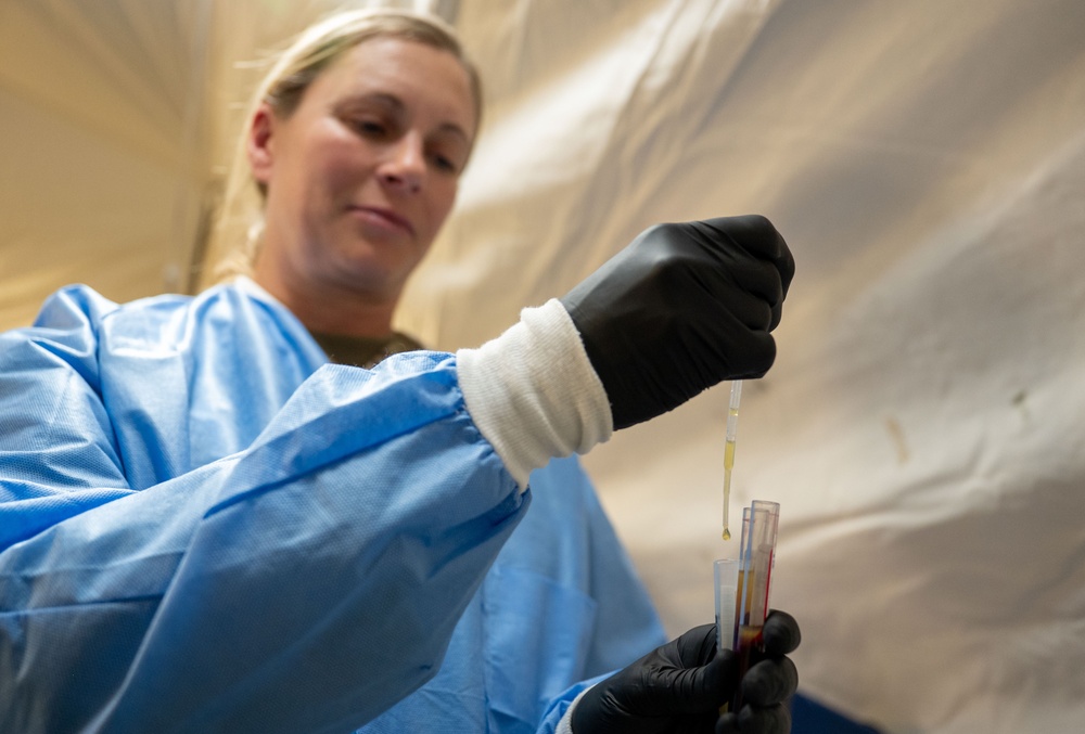 378th EMDS hosts Walking Blood Bank Pre-screening