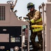 386th ECES conducts fire response drill