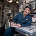 USS Sterett conducts operations in the U.S. Central Command area of responsibility as part of the Carl Vinson Carrier Strike Group
