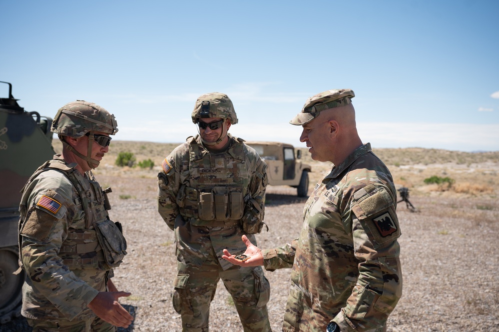 Army National Guard Senior Leadership visits Utah