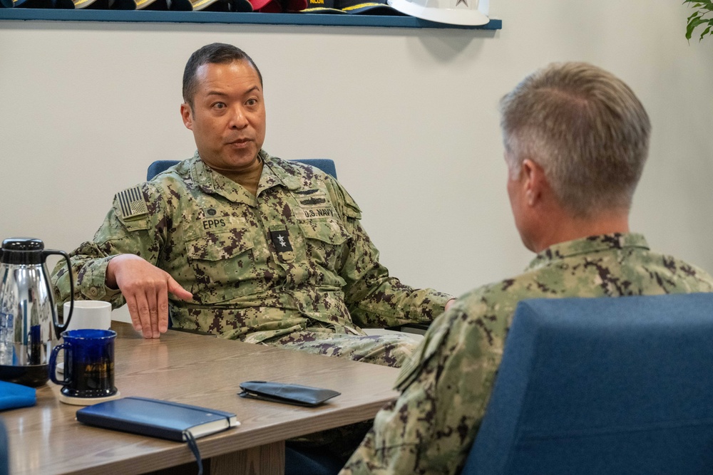 Surface warfare director visits NAVSUP Surface warfare director visits NAVSUP