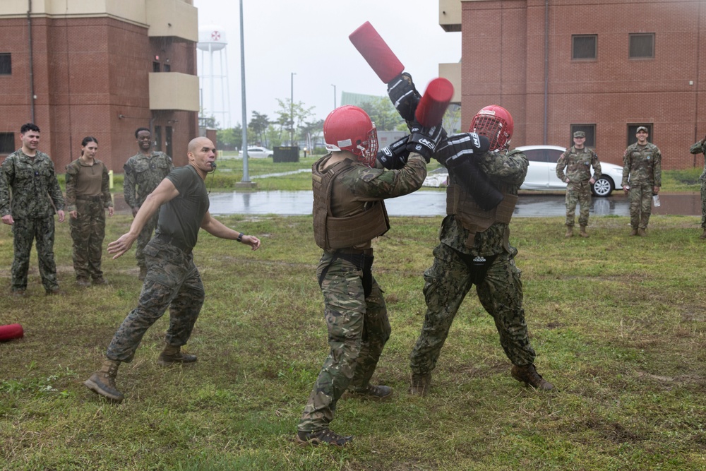 CNFK Sailors participate in MCMAP training
