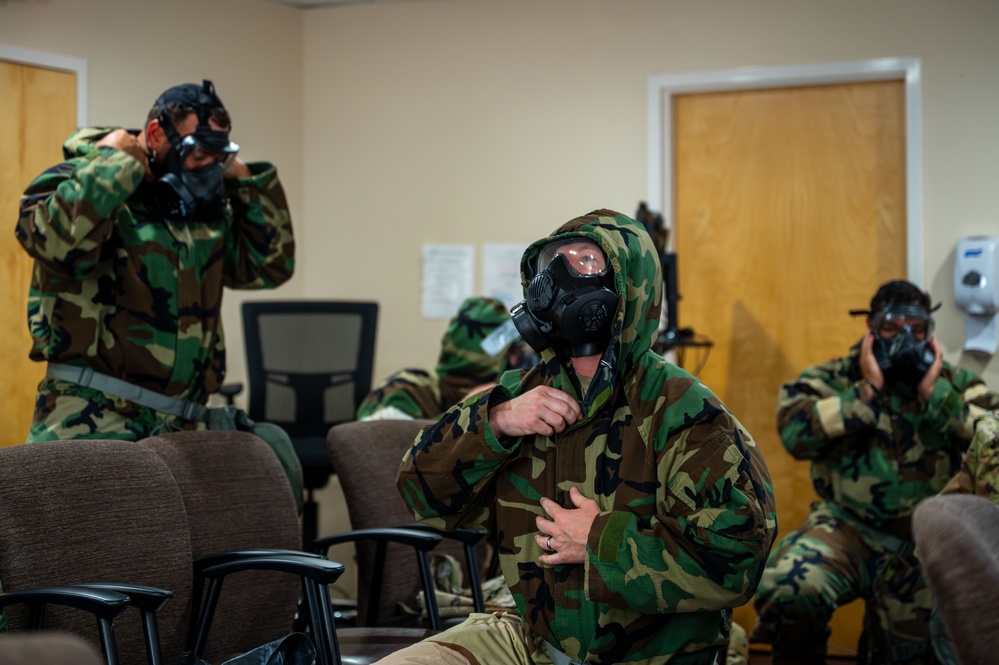 11th Combat Air Base Squadron conducts chemical, biological, radiological and nuclear readiness training