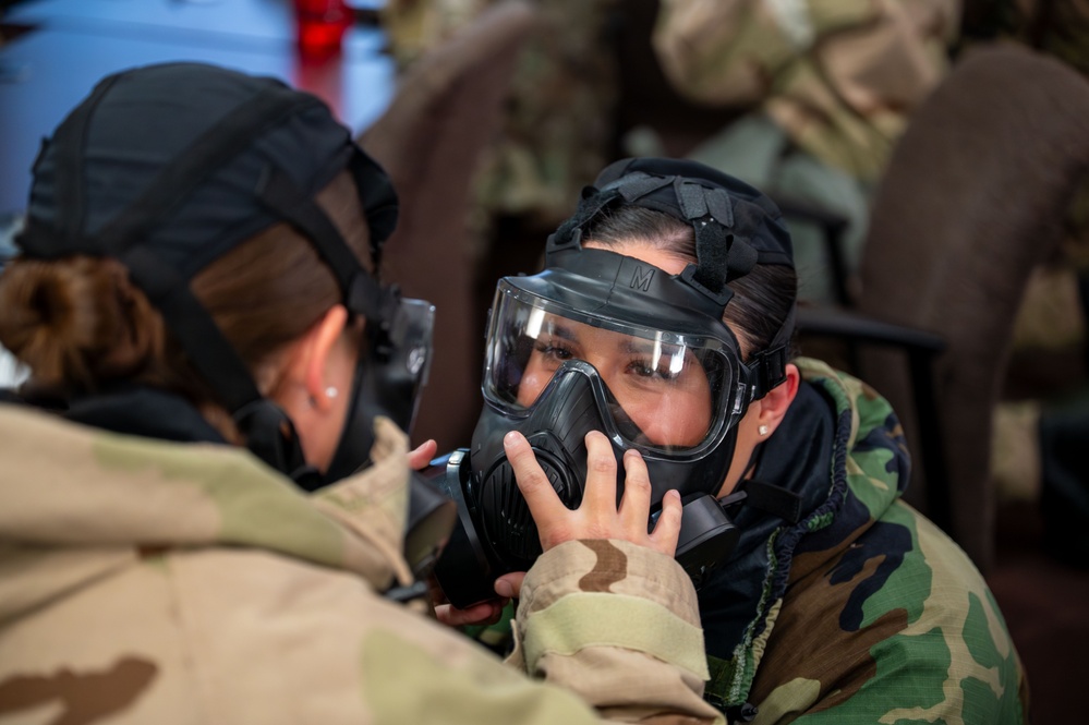 11th Combat Air Base Squadron conducts chemical, biological, radiological and nuclear readiness training
