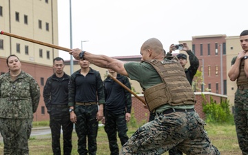 CNFK Sailors participate in MCMAP training