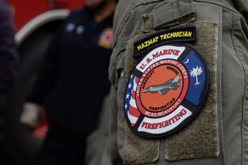 ARFF Conducts Training at MCAS Beaufort