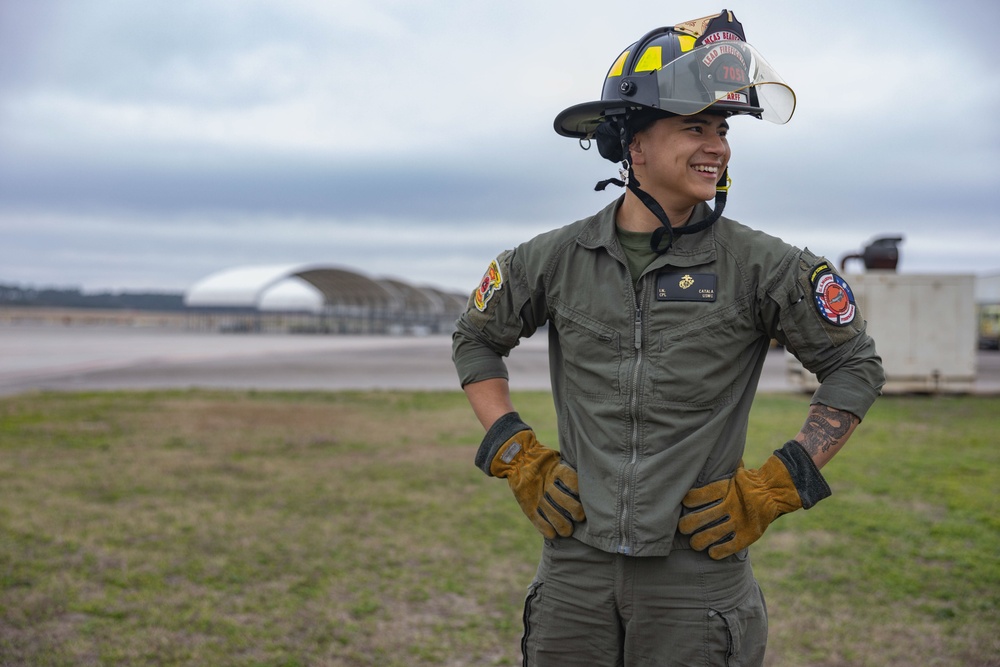 ARFF Conducts Training at MCAS Beaufort