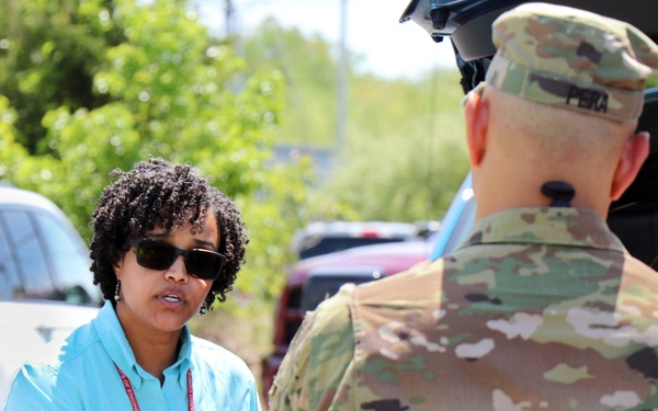 Baltimore District leadership attends Contaminated Building Demolition Program site visit on Aberdeen Proving Ground