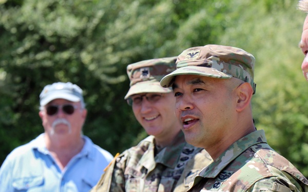 Baltimore District leadership attends Contaminated Building Demolition Program site visit on Aberdeen Proving Ground