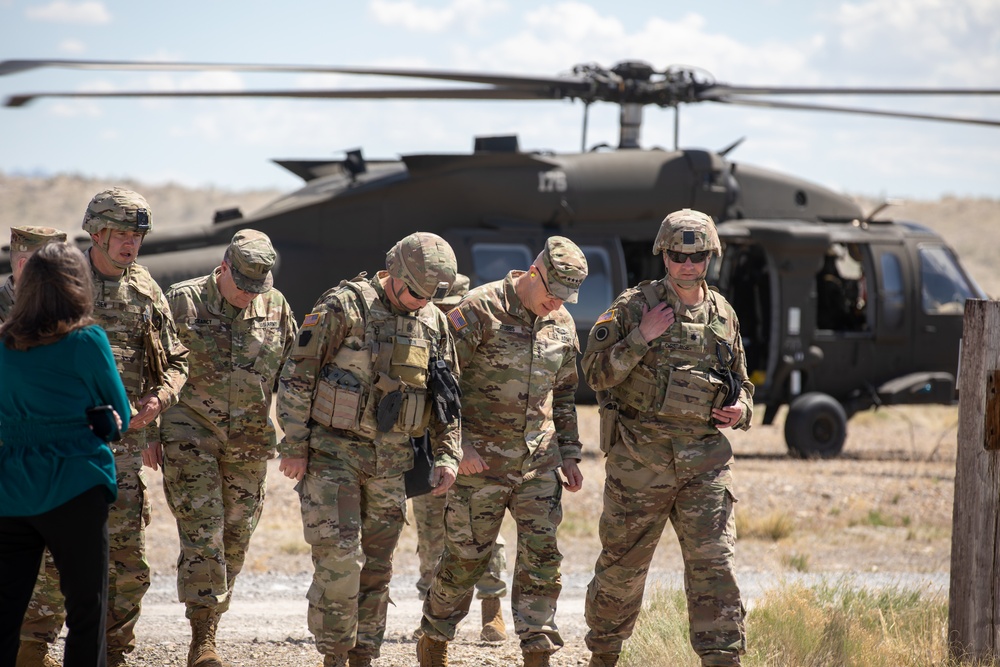 Army National Guard Senior Leadership visits Utah