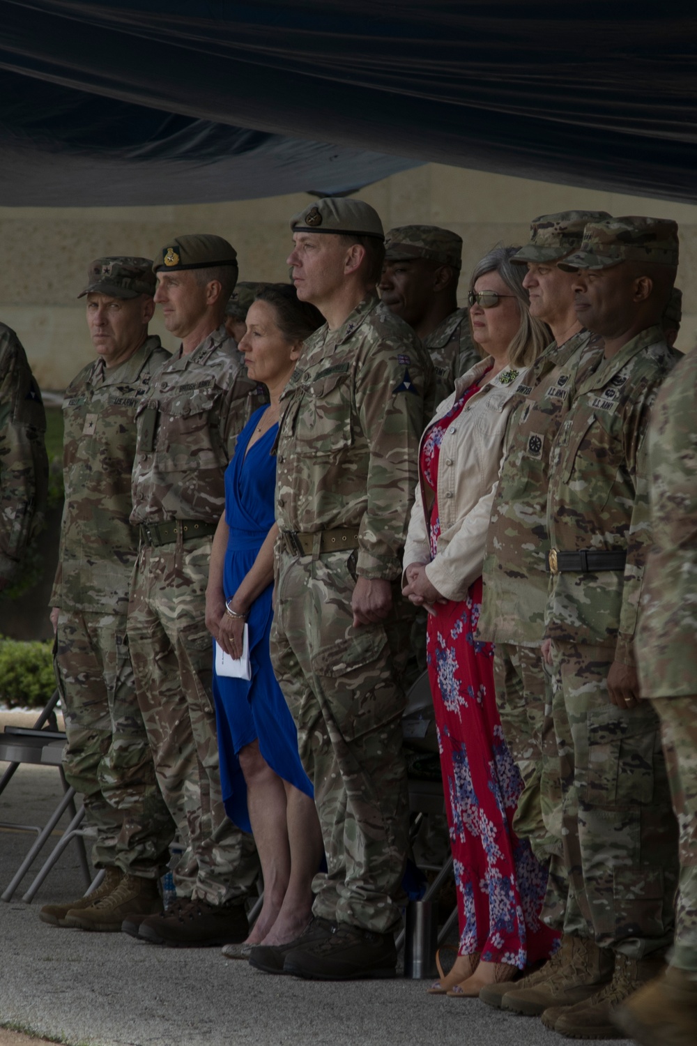U.K. Maj. Gen. Ben Cattermole change of command ceremony