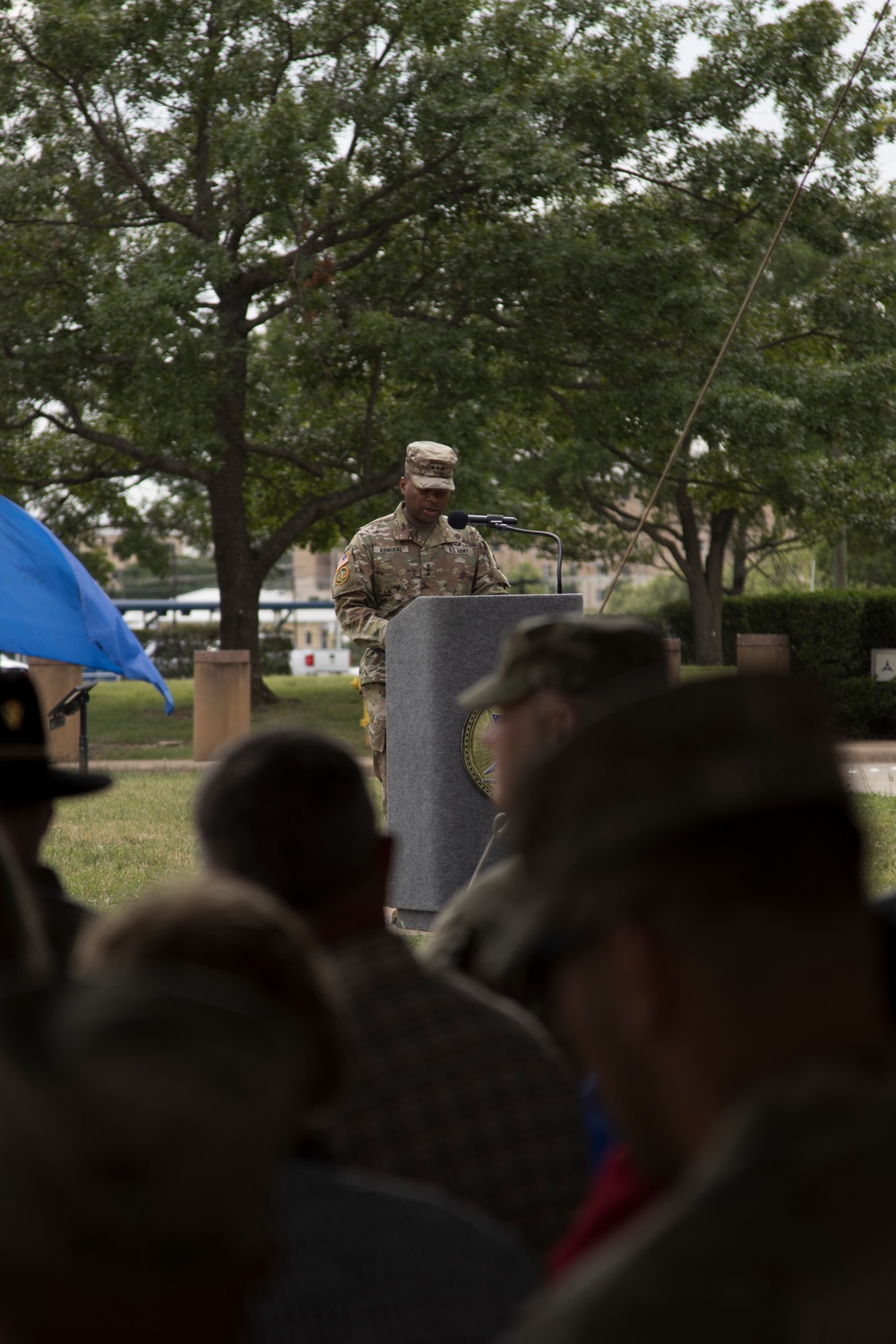U.K. Maj. Gen. Ben Cattermole change of command ceremony