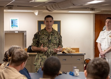 Vice Adm. Gumbleton Visits USS Bainbridge