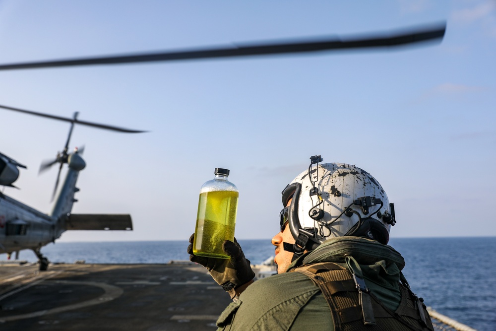 USS Princeton conducts operations in the U.S. Central Command area of responsibility as part of the Carl Vinson Carrier Strike Group