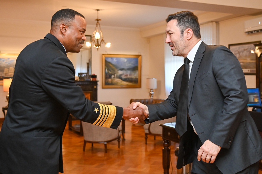 Adm. Holsey Meets with President Milei and Defense Leaders in Argentina