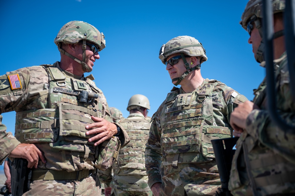 Army National Guard Senior Leadership visits Utah