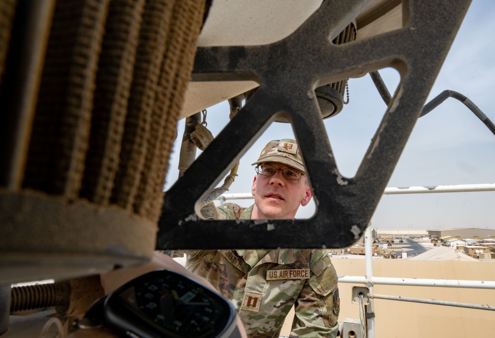 379th EOSS conduct monthly radar inspection