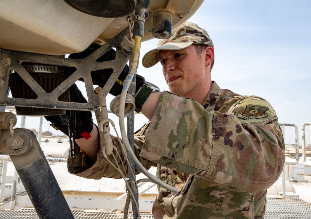 379th EOSS conduct monthly radar inspection