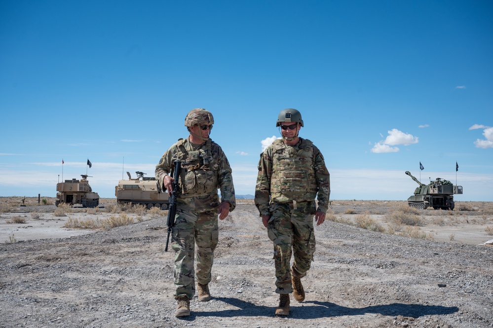 Army National Guard Senior Leadership visits Utah
