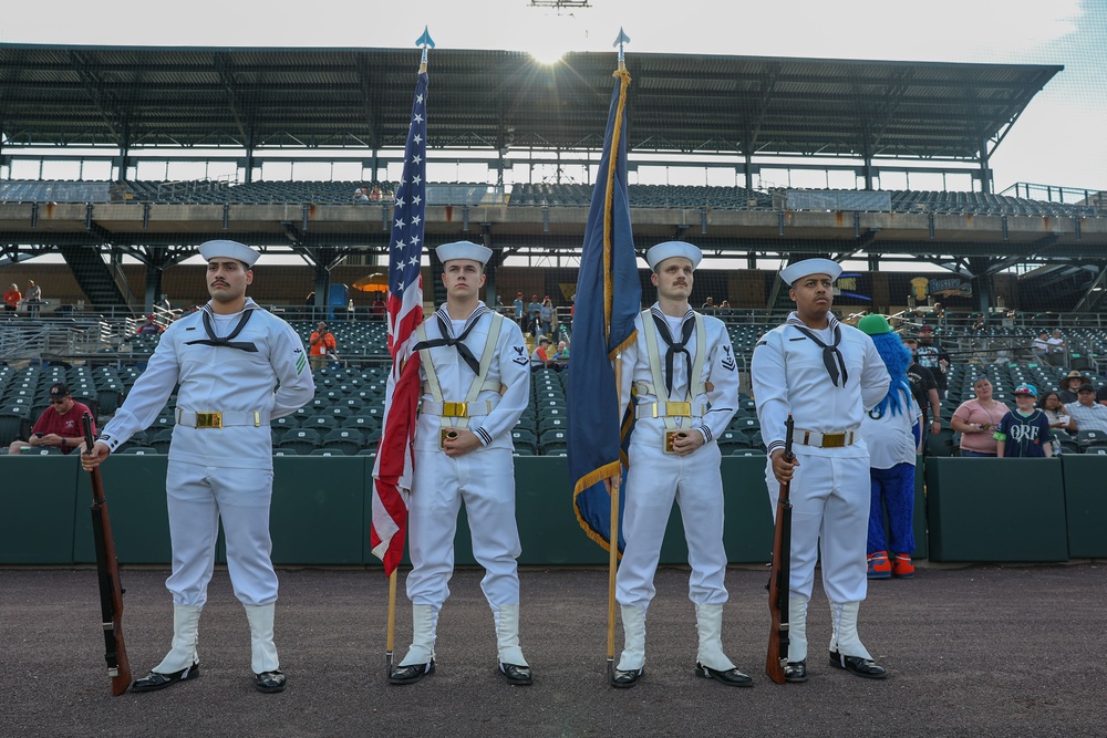 USS Iwo Jima Command Picnic at Tides' Stadium
