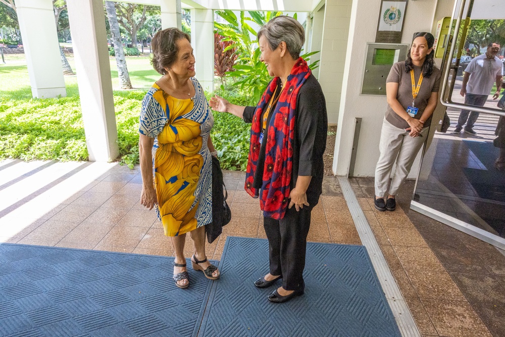 Gov. Lourdes Leon Guerrero of Guam visits DKI APCSS