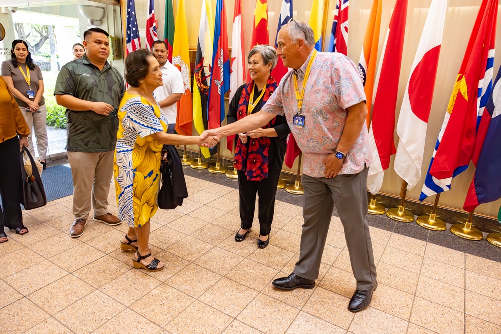 Gov. Lourdes Leon Guerrero of Guam visits DKI APCSS