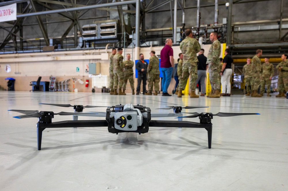 Team McChord Airmen participate in autonomous drone demonstration