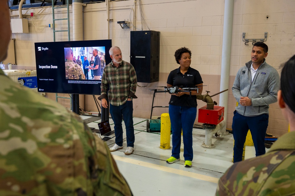 Team McChord Airmen participate in autonomous drone demonstration