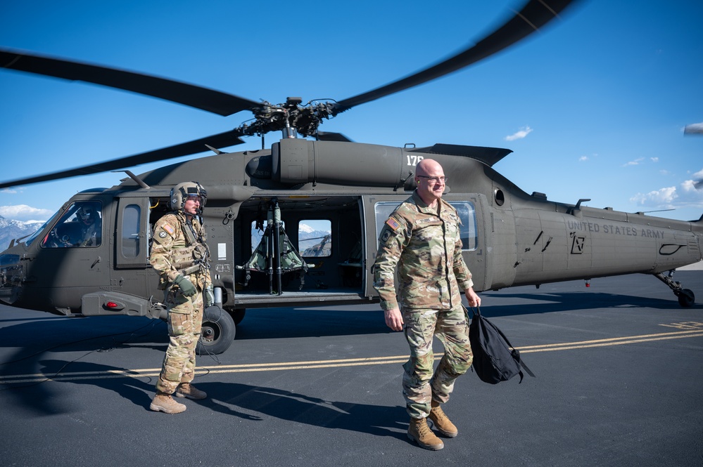 Army National Guard Senior Leadership visits Utah