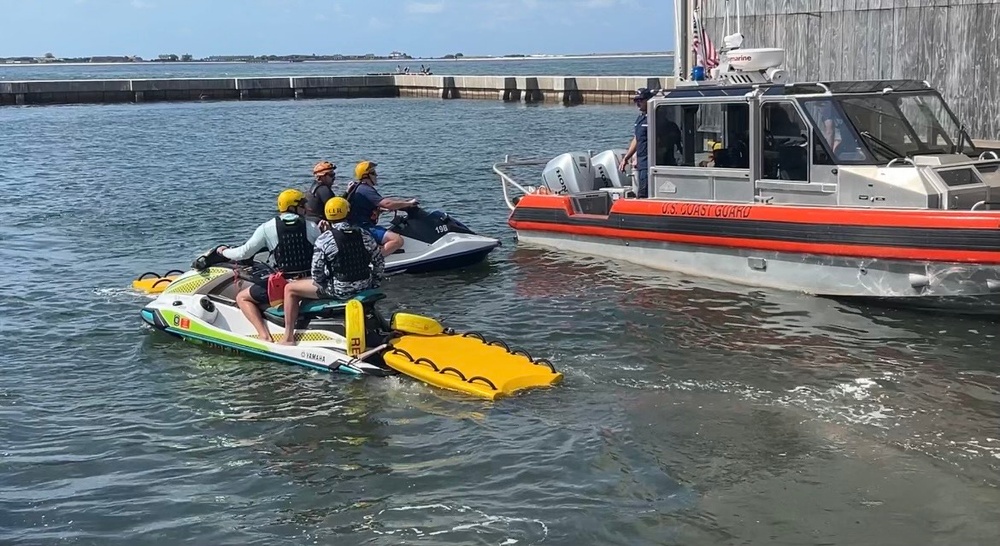 U.S. Coast Guard Station Pensacola, Escambia County First Responders Conduct Exercise on NAS Pensacola