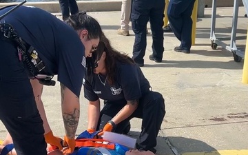 U.S. Coast Guard Station Pensacola, Escambia County First Responders Conduct Exercise on NAS Pensacola
