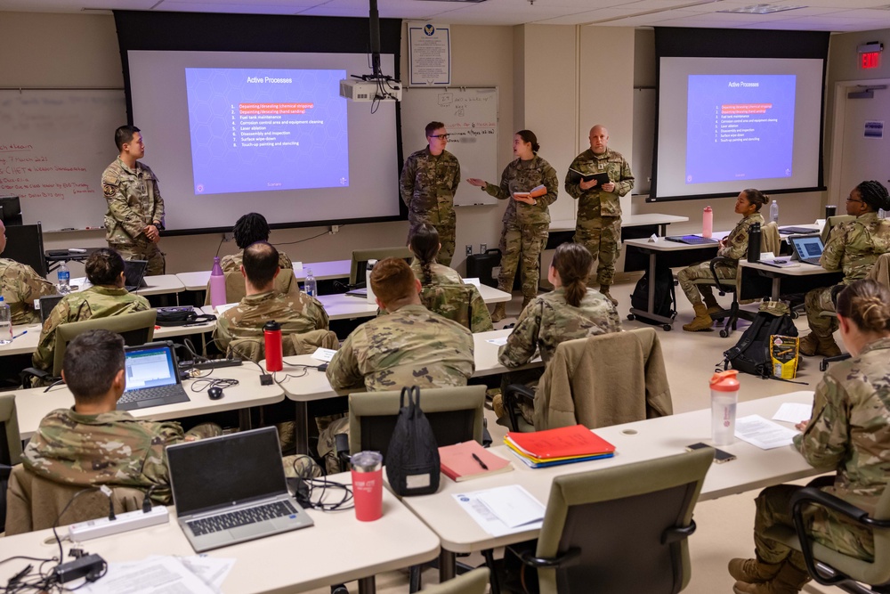 Future Air Force  and Space Force Bioenvironmental Engineers hone skills in USAFSAM course