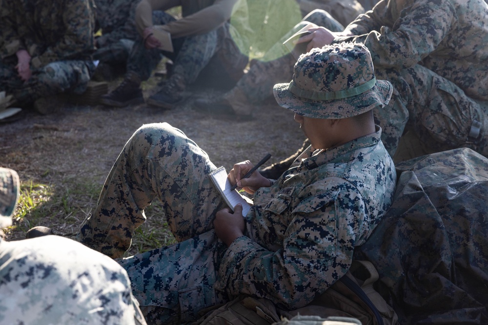 2d Battalion, 6th Marine Regiment Participates in TSULC: Warning Orders and Radio Communication Classes
