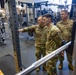 USAFSAM  students practice sanitation inspections in public health course