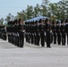 The Norwegian Army's &quot;His Majesty the King's Guard&quot; performs at Camp Lejeune