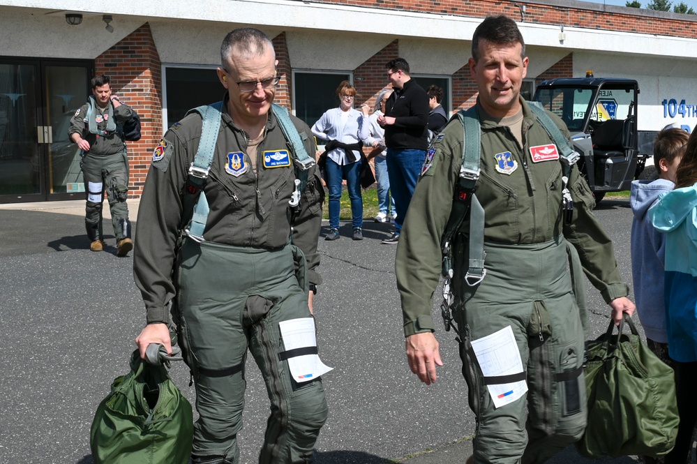 104th Fighter Wing hosts base tours for its communities