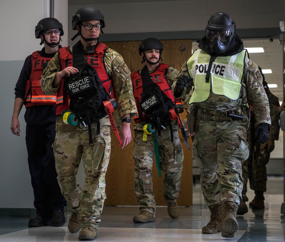 Active Shooter Exercise at Scott Air Force Base