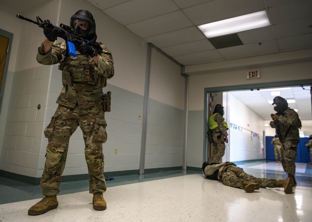 Active Shooter Exercise at Scott Air Force Base