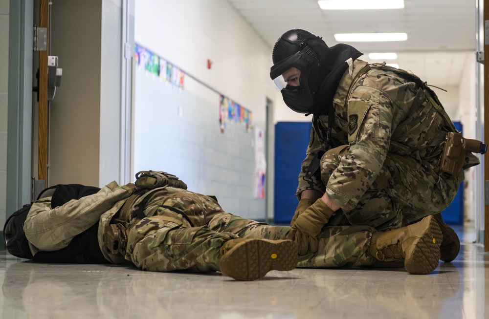 Active Shooter Exercise at Scott Air Force Base