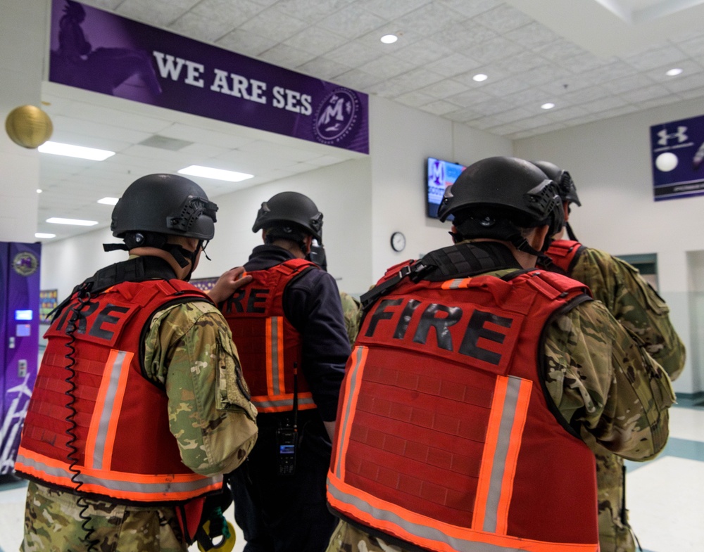Active Shooter Exercise at Scott Air Force Base