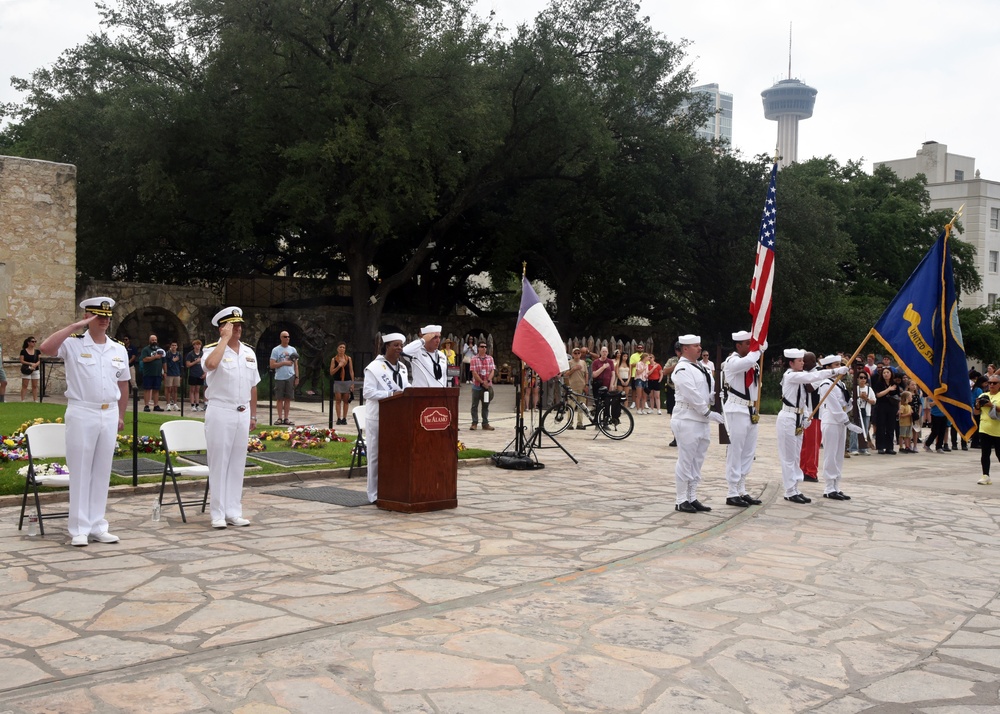 San Antonio-based Sailors host Navy Day at the Alamo