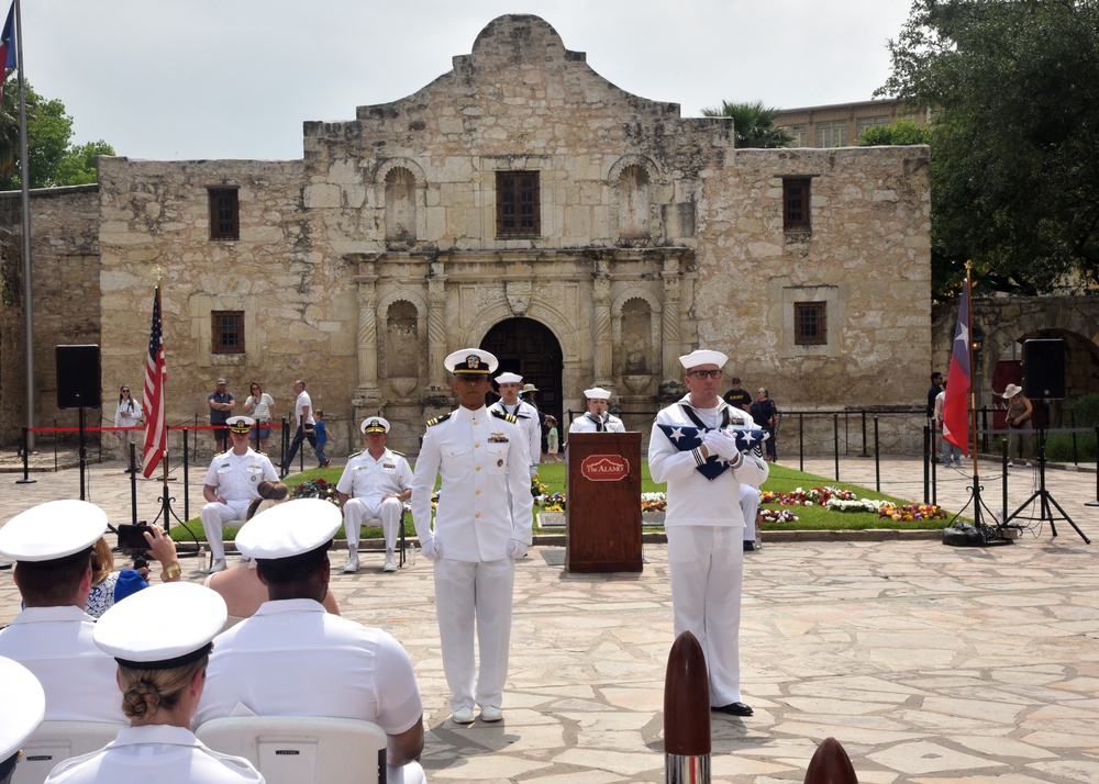 San Antonio-based Sailors host Navy Day at the Alamo