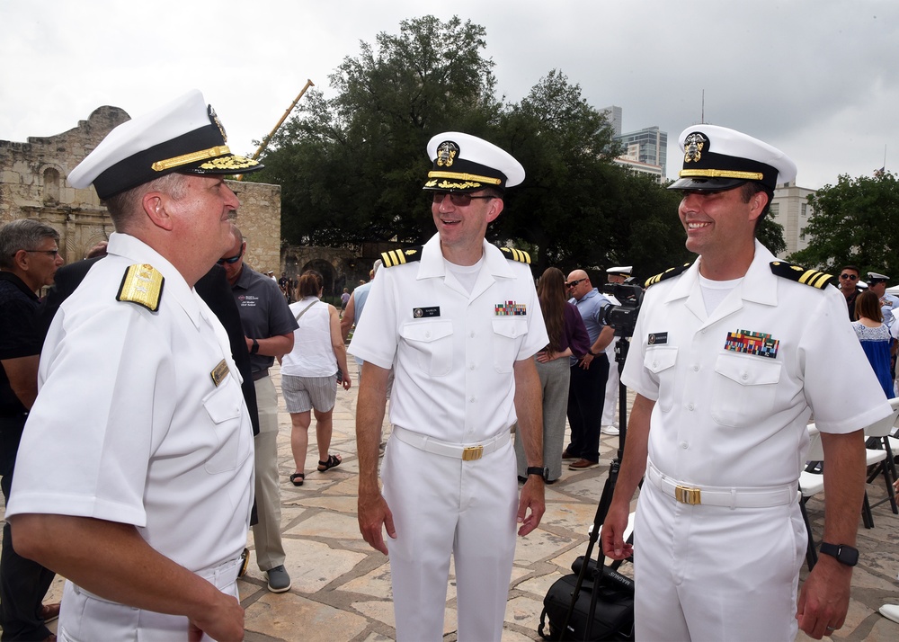 San Antonio-based Sailors host Navy Day at the Alamo